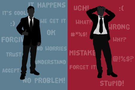 Client reactions to mistakes. Client reactions to mistakes.