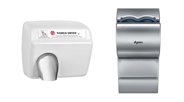 Sources: World Dryer & Dyson