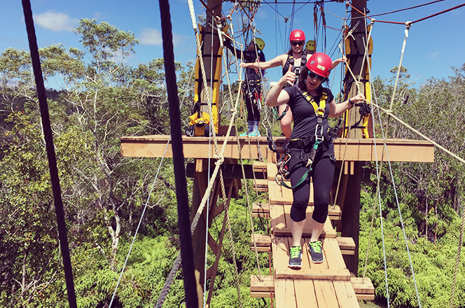 zip-lining