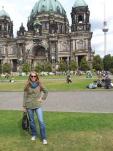 Anna traveling in Berlin, Germany.