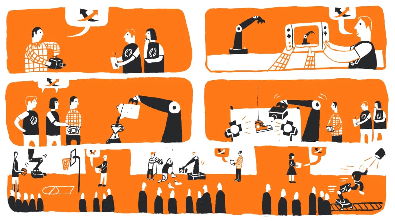 Loupe Process Illustration