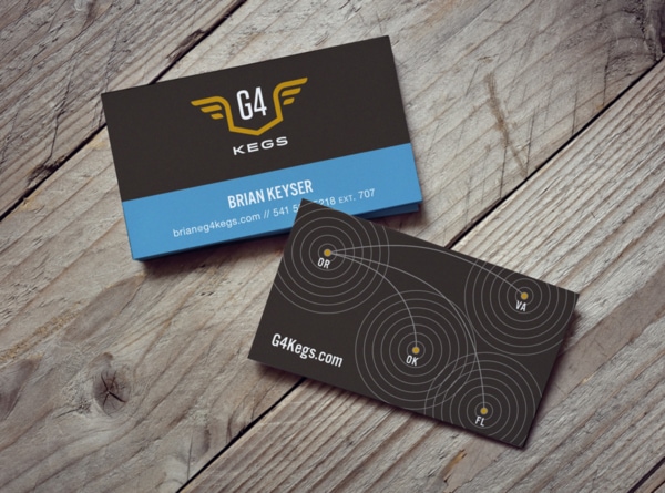 G4 Kegs Business Cards