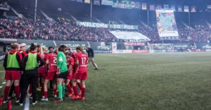 Thorns Team Huddle