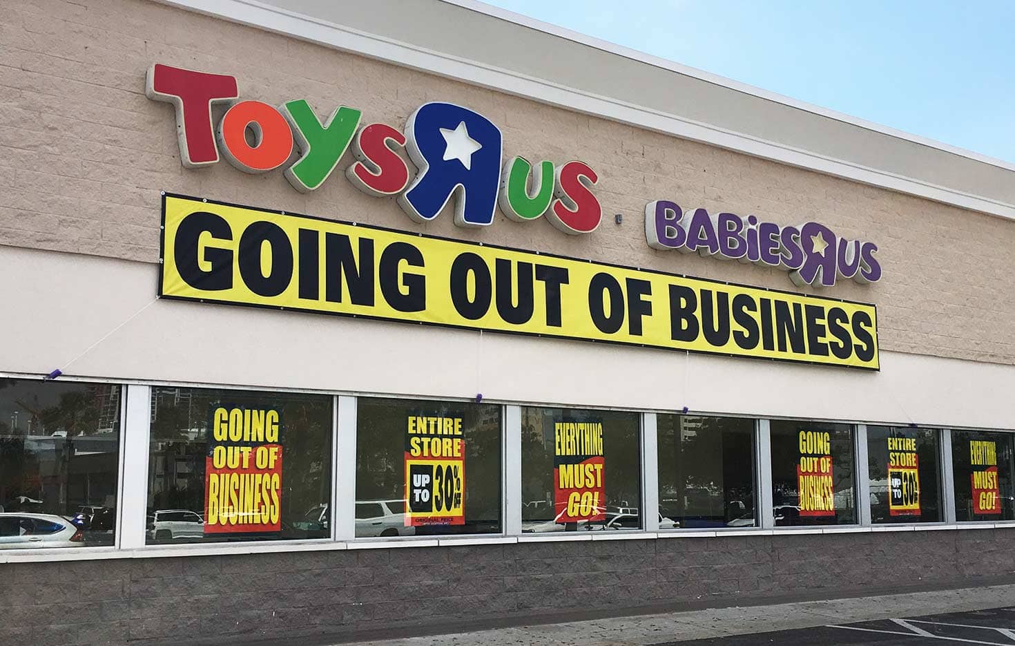 Toys R Us Out of Business