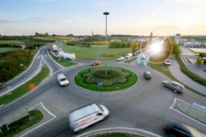 The roundabout: a feat of transportation engineering.
