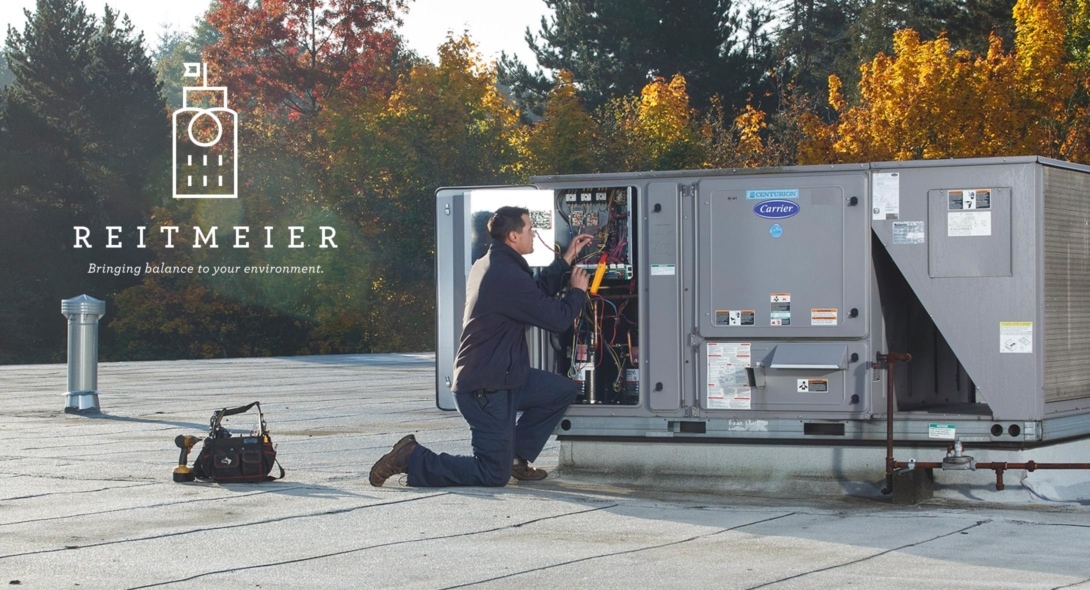 Reitmeier Employee on Rooftop